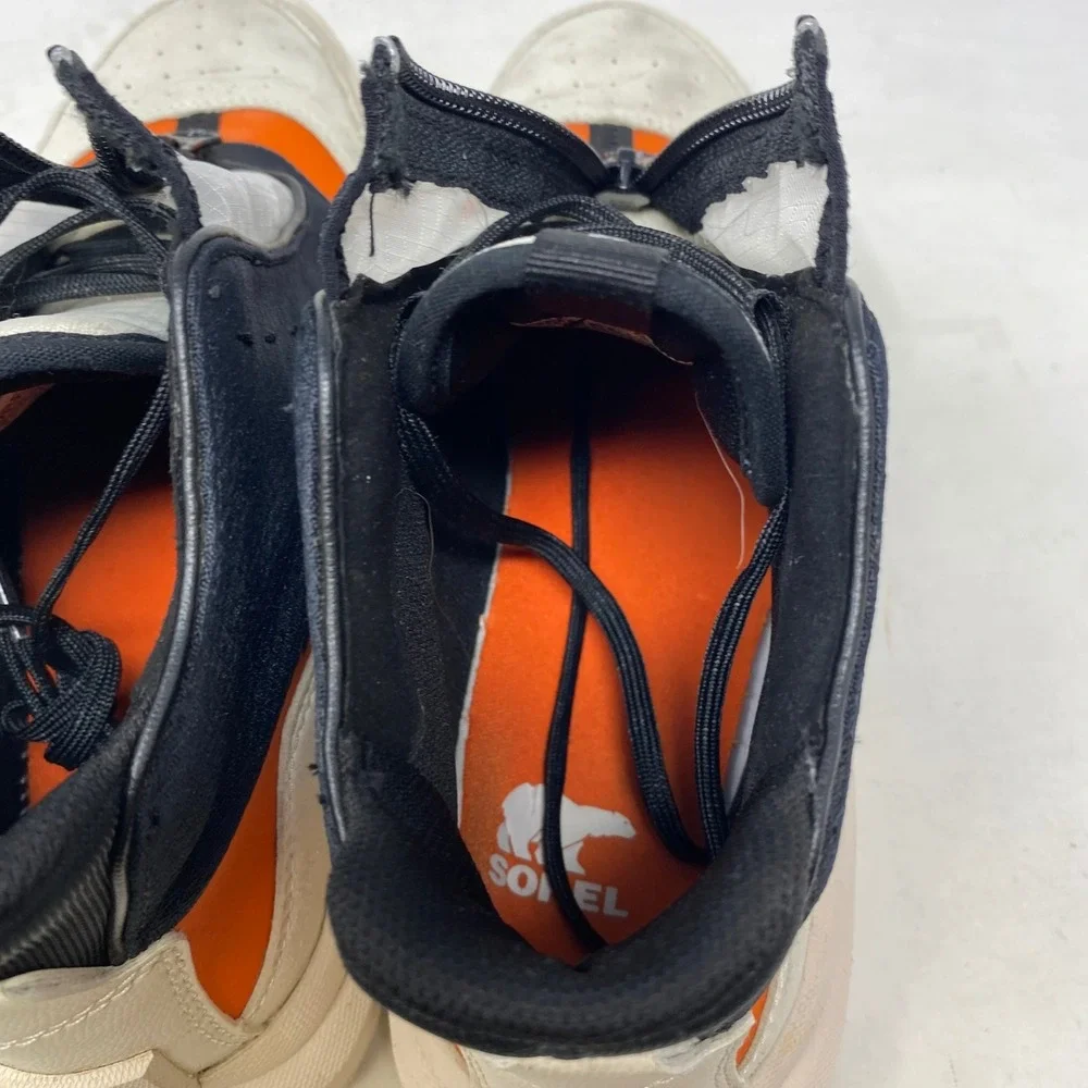 Sorel Kinetic Breakthru Tech Lace‎ Sneakers Chalk Orange NL4859-010 Womens 8